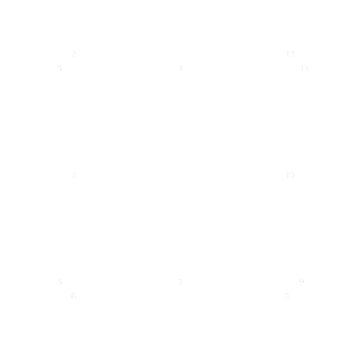 A northern-style Kundali, featuring numbered houses.